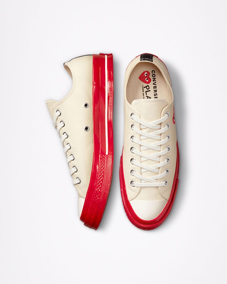 Tenisi Barbati Converse x Comme des Garçons PLAY Chuck 70 Rosii | RO SYLFD963